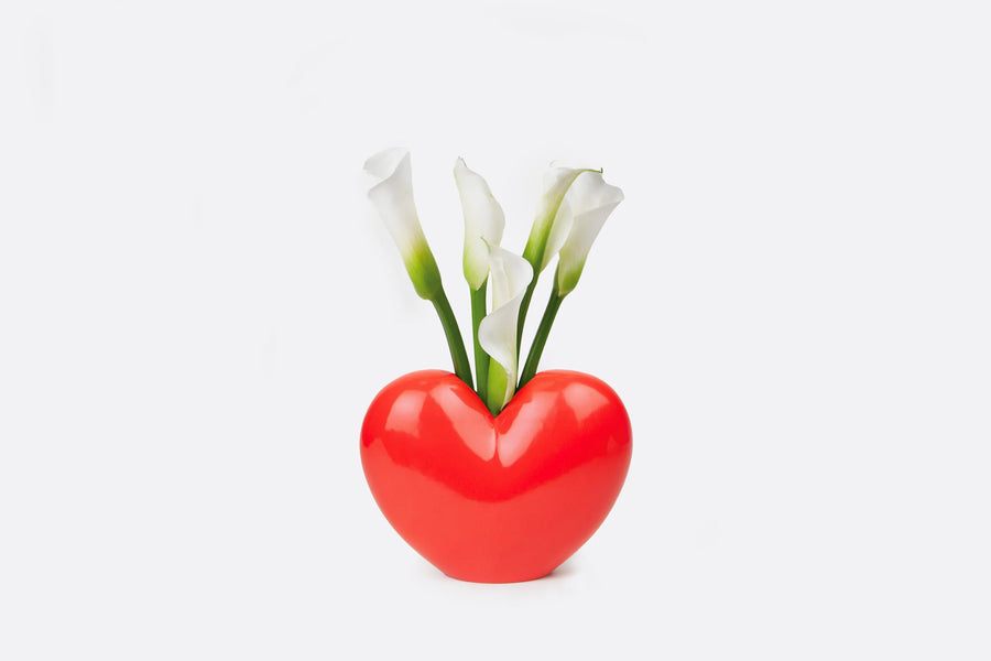 Vase, Love, Red
