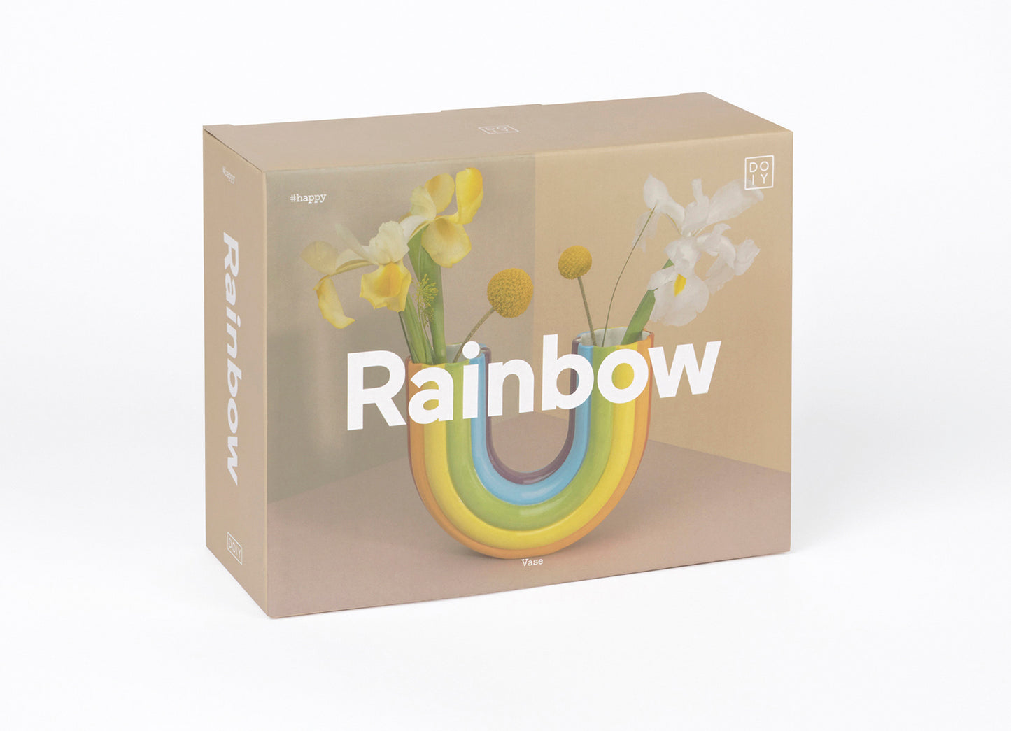 Vase M Rainbow Double