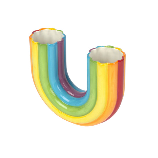 Vase M Rainbow Double