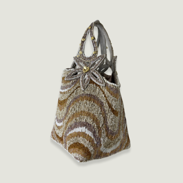 Dalawella - Cotton Bag With Beads Embroidery