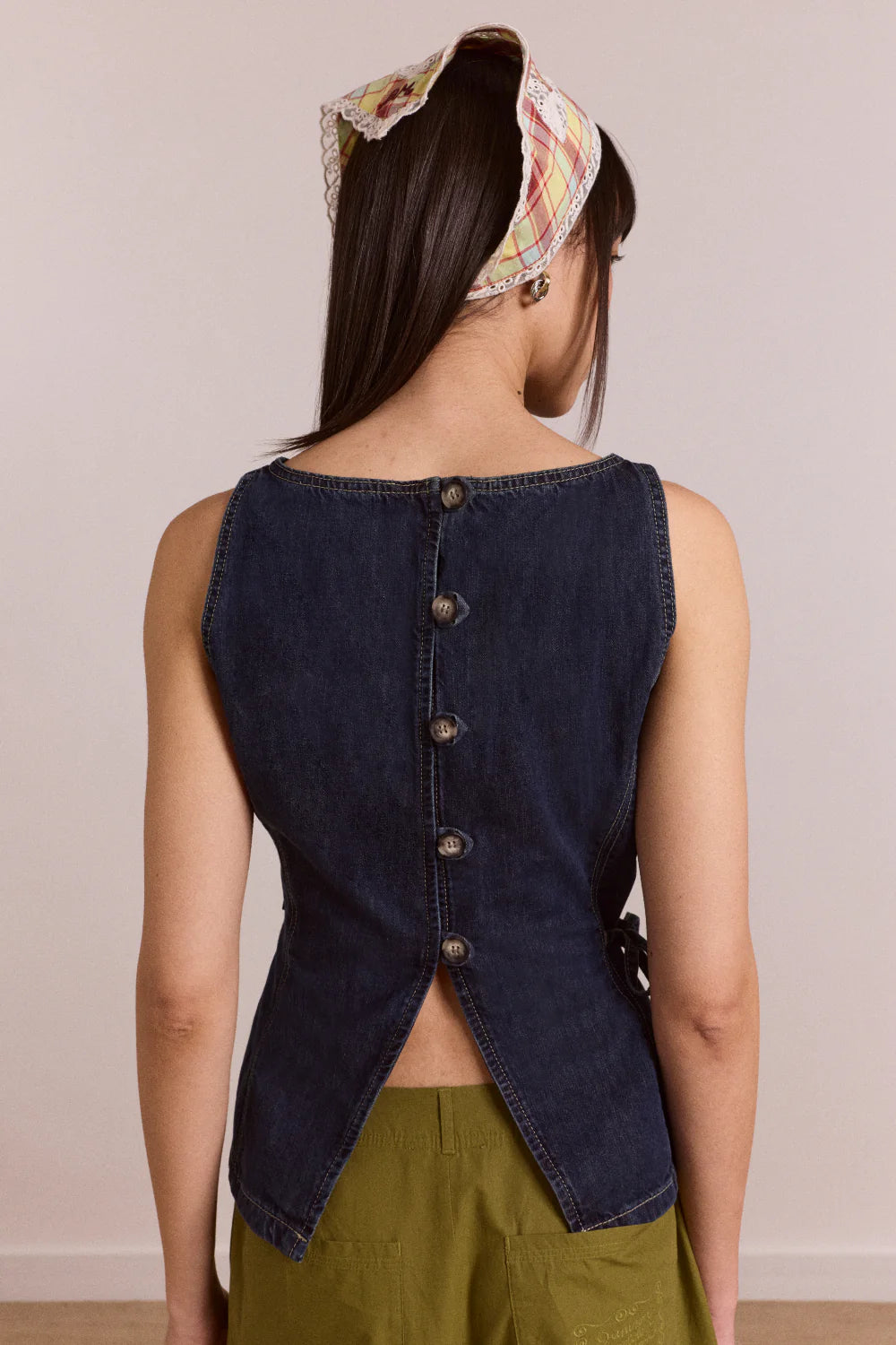 Maxime Top-Dark Indigo