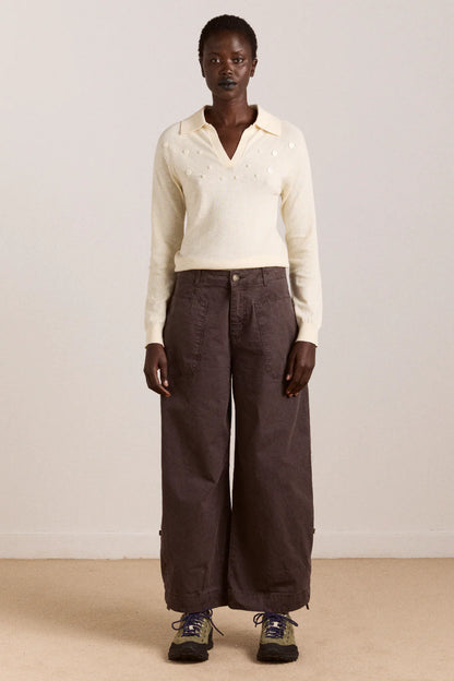 Mika Trousers with Embroidery