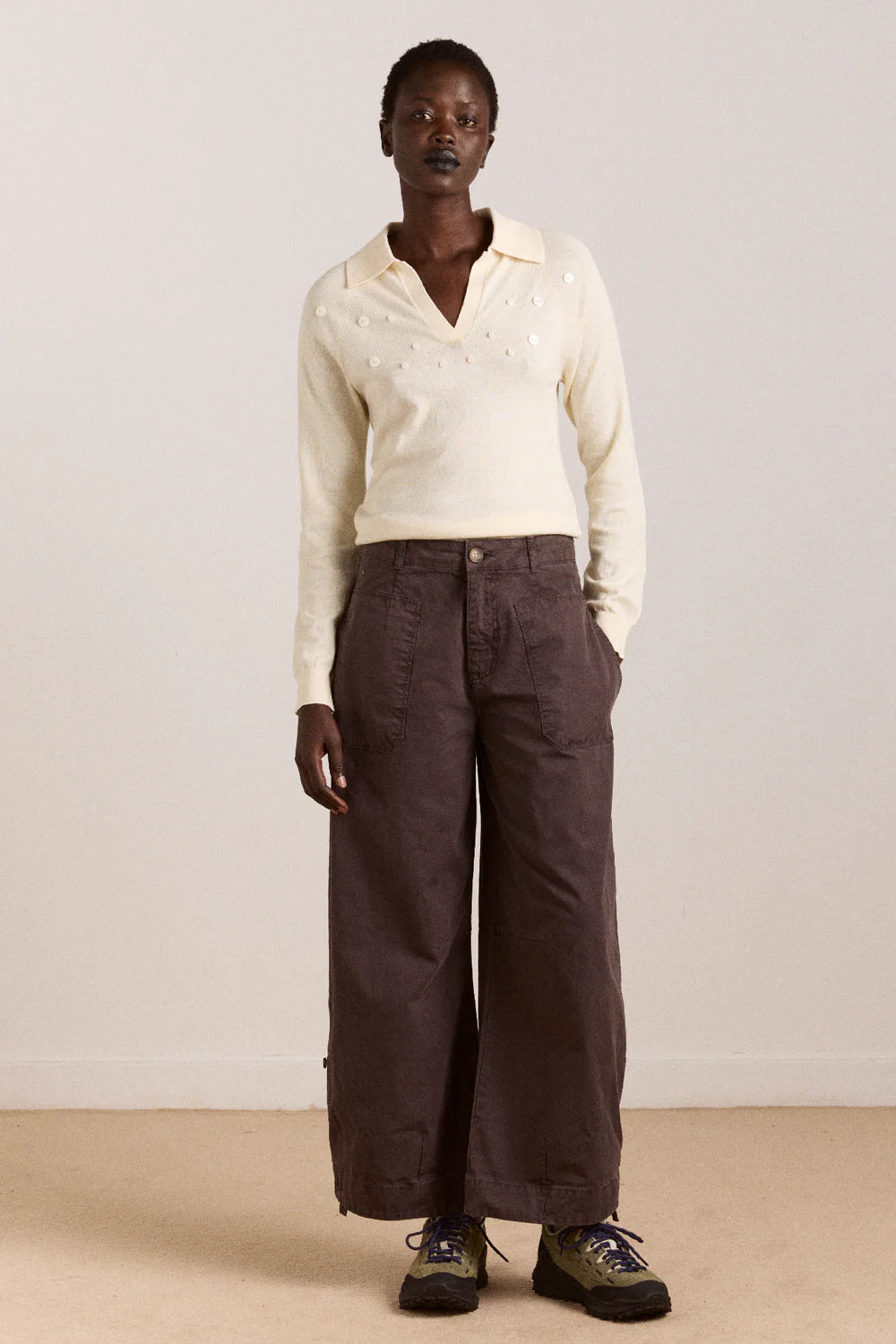 Mika Trousers with Embroidery