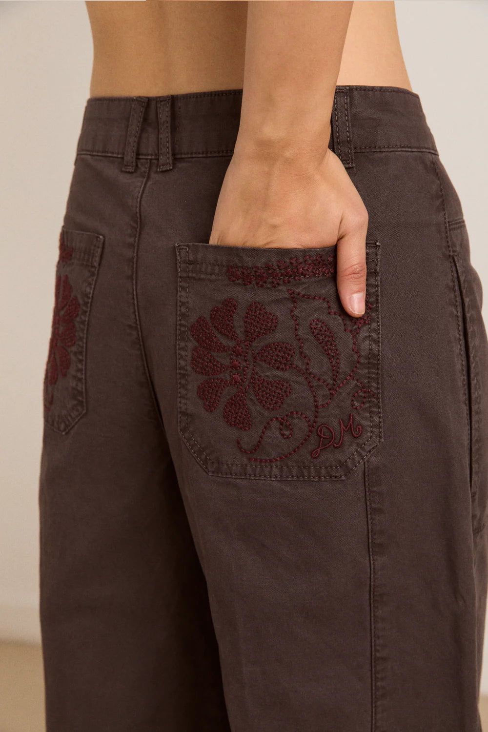 Mika Trousers with Embroidery