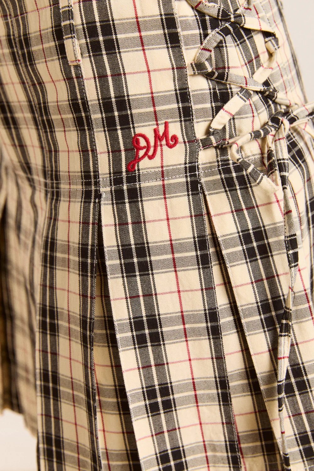 Moffy Mini Kilt - Butter Check