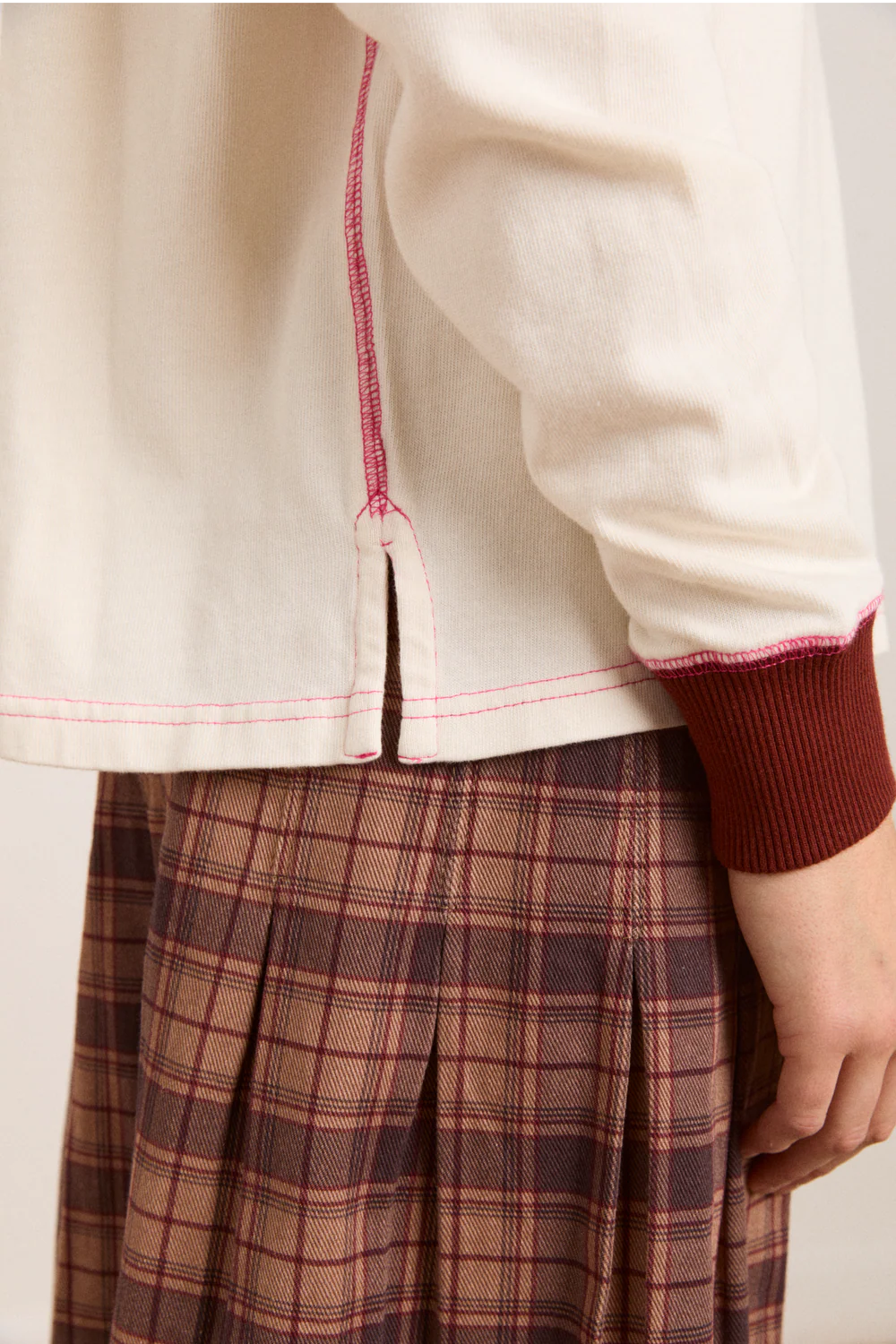 Olina Placement Stripe Rugby