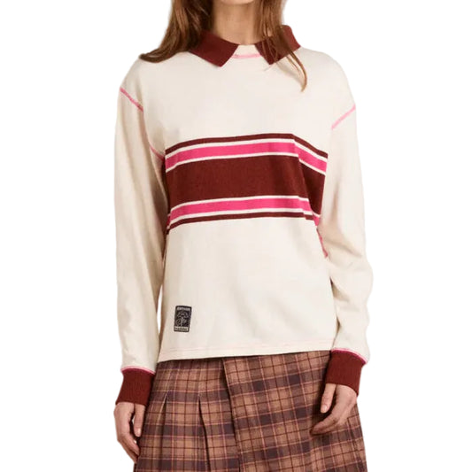 Olina Placement Stripe Rugby