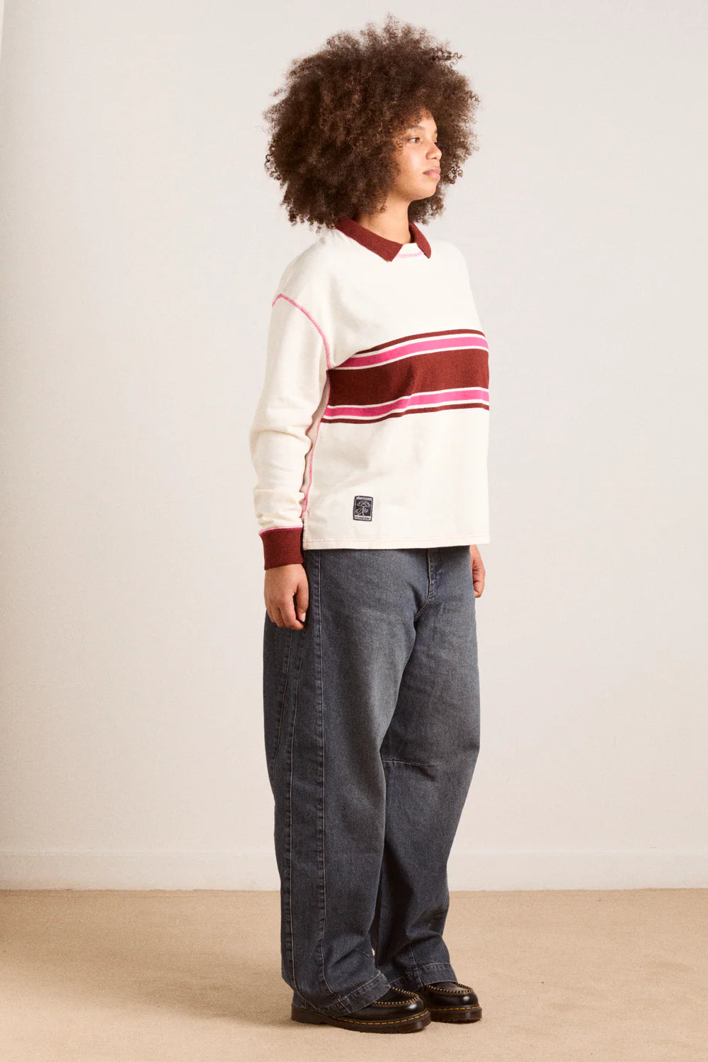 Olina Placement Stripe Rugby