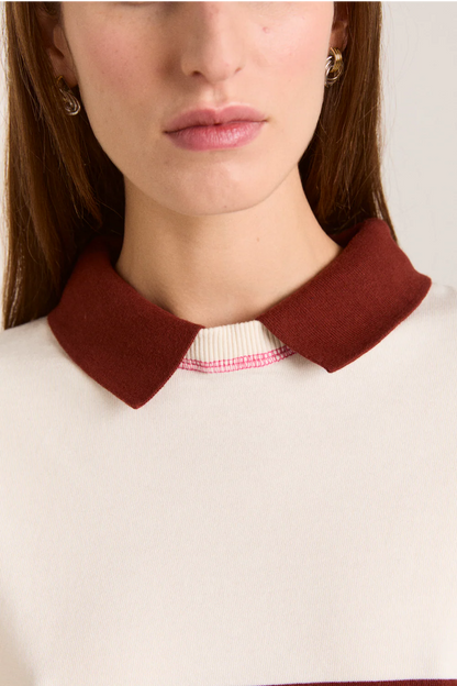 Olina Placement Stripe Rugby