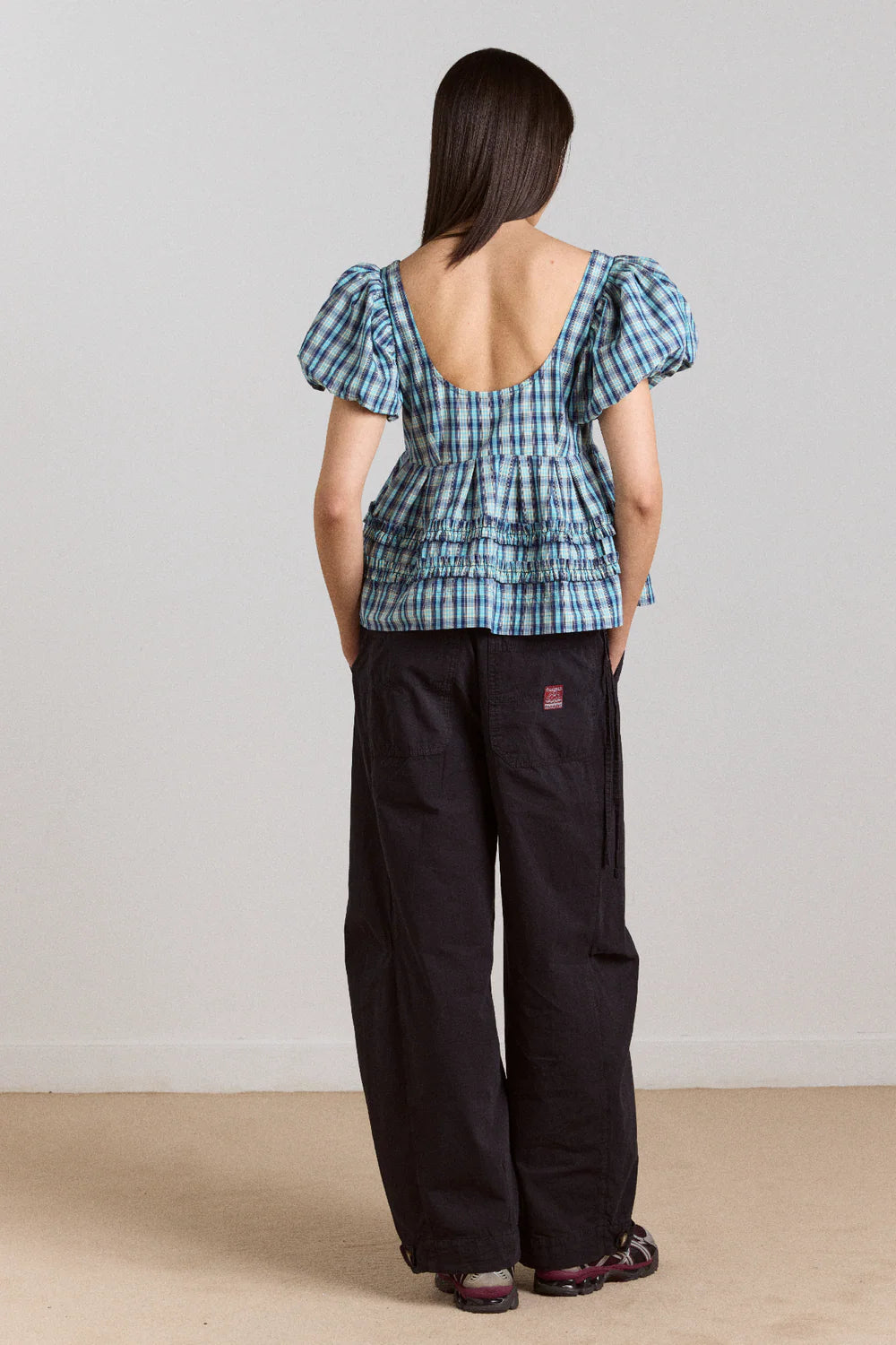 Summer Joy Blouse-Tomboy Check
