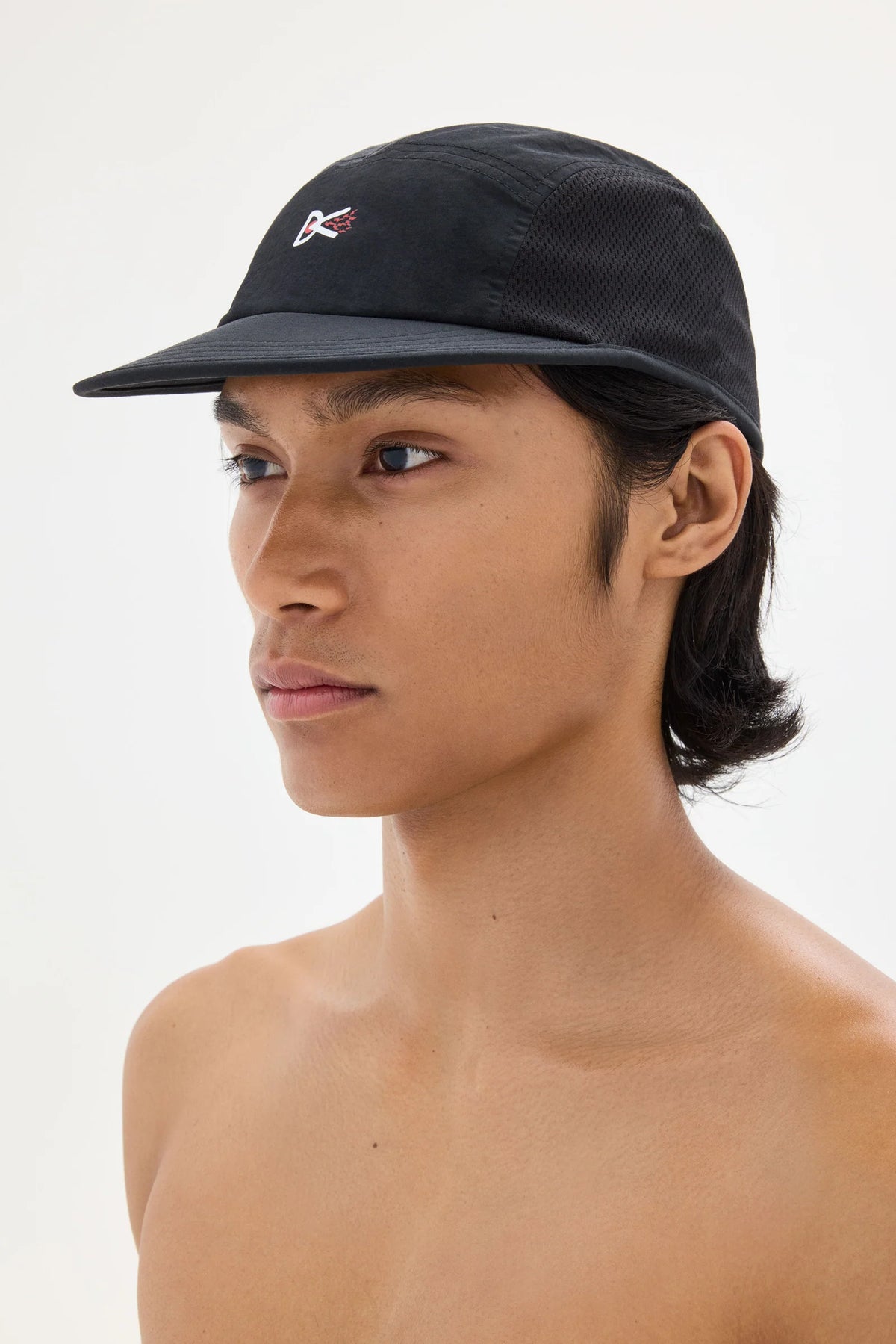 Nylon Paneled Mesh Hat