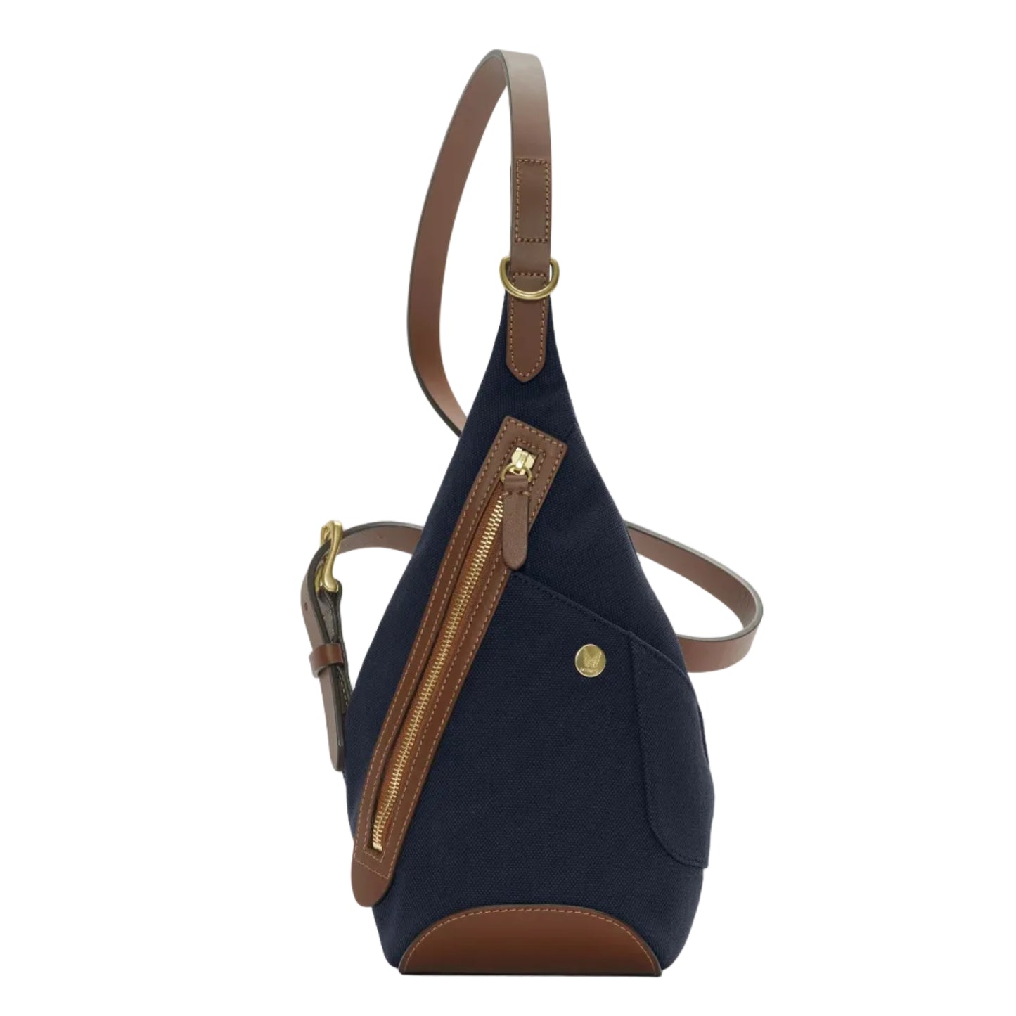 Ms Drop Bag, Deep Sea Blue/Cuoio
