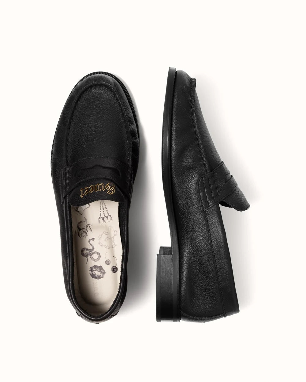 Ezra Bitter Sweet Ruched Loafer
