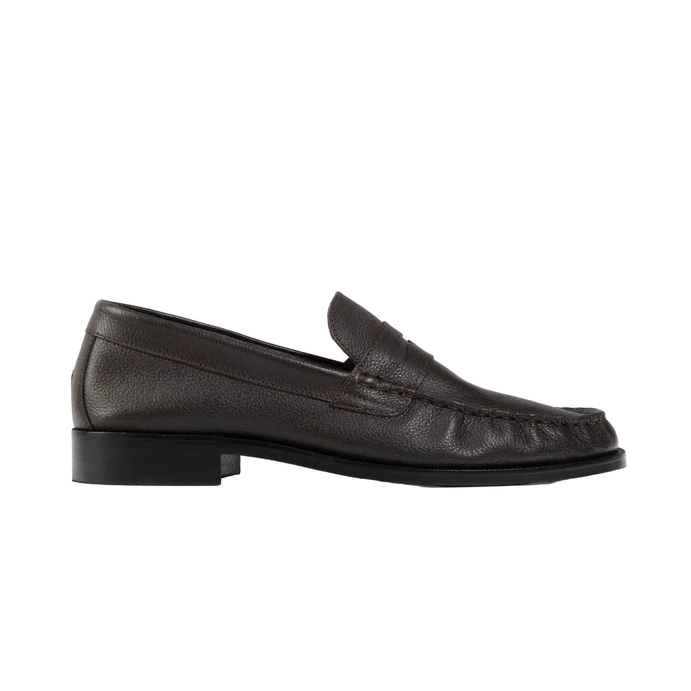 Ezra Brown Pebble Ruched Loafer