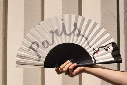 Iris de Moüy x Duvelleroy Paris Hand-Fan White