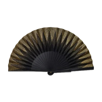 Point De Hongrie Hand-Fans Navy Gold