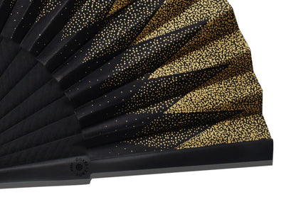 Point De Hongrie Hand-Fans Navy Gold