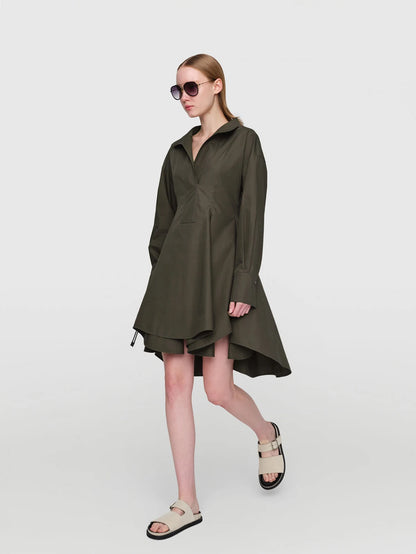 Adela Paper Poplin Dress