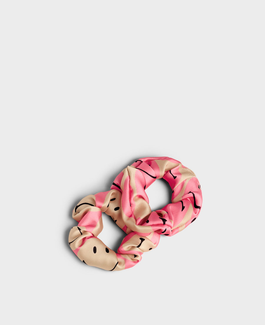 Smileyr Pink Scrunchies