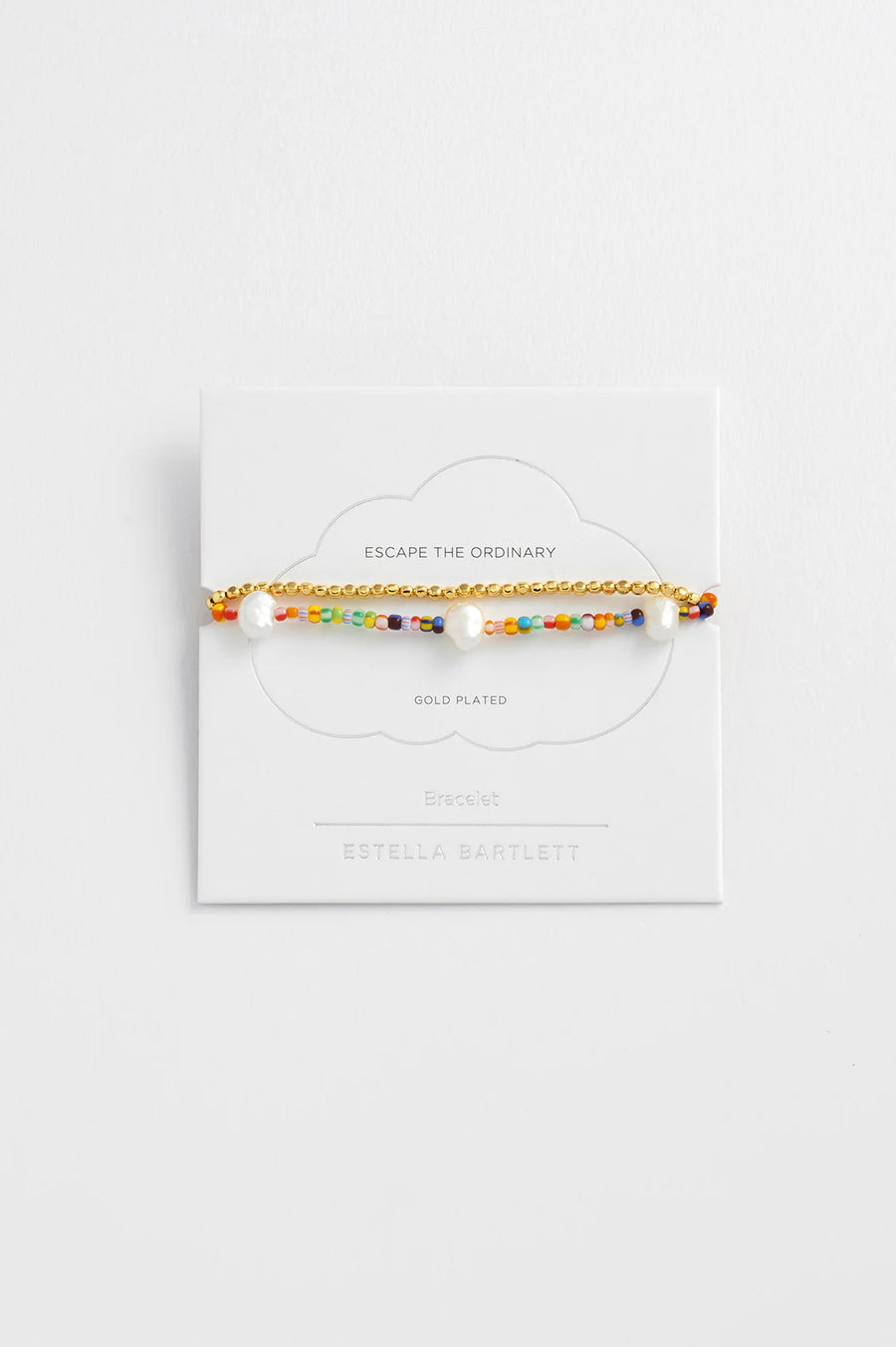 Rainbow Pearl Bracelet Set