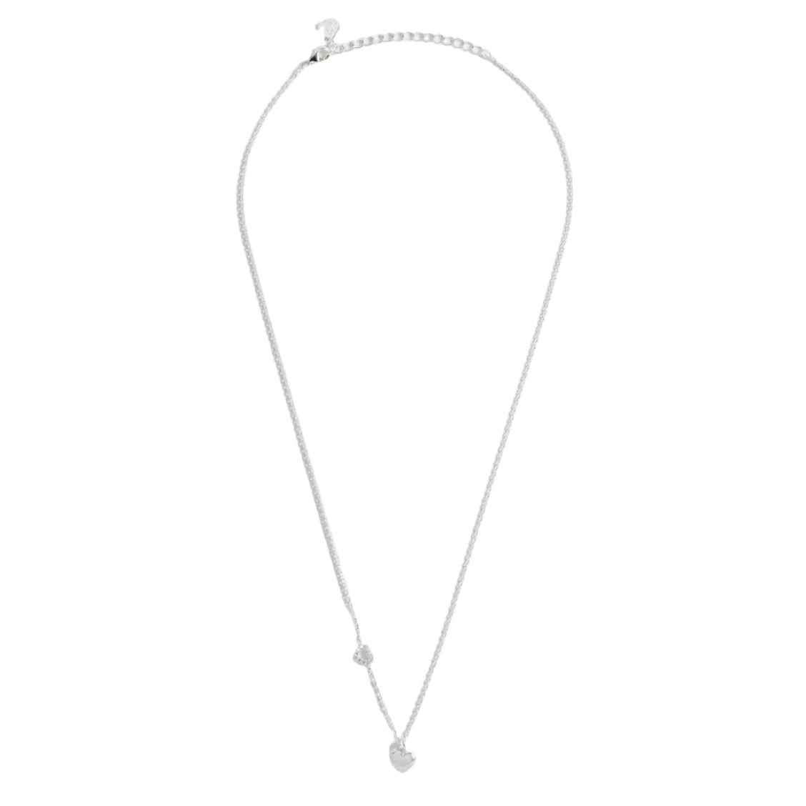 Xmas Bauble - Heart Cz Necklac