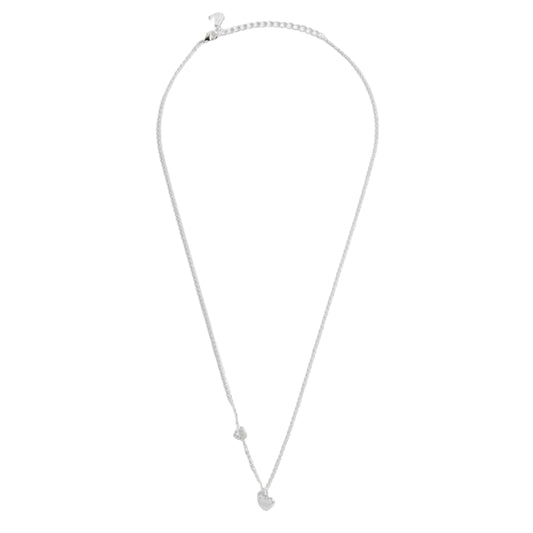 Xmas Bauble - Heart Cz Necklac