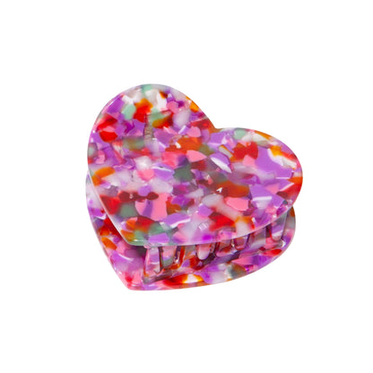 Hair Claws Heart Multi