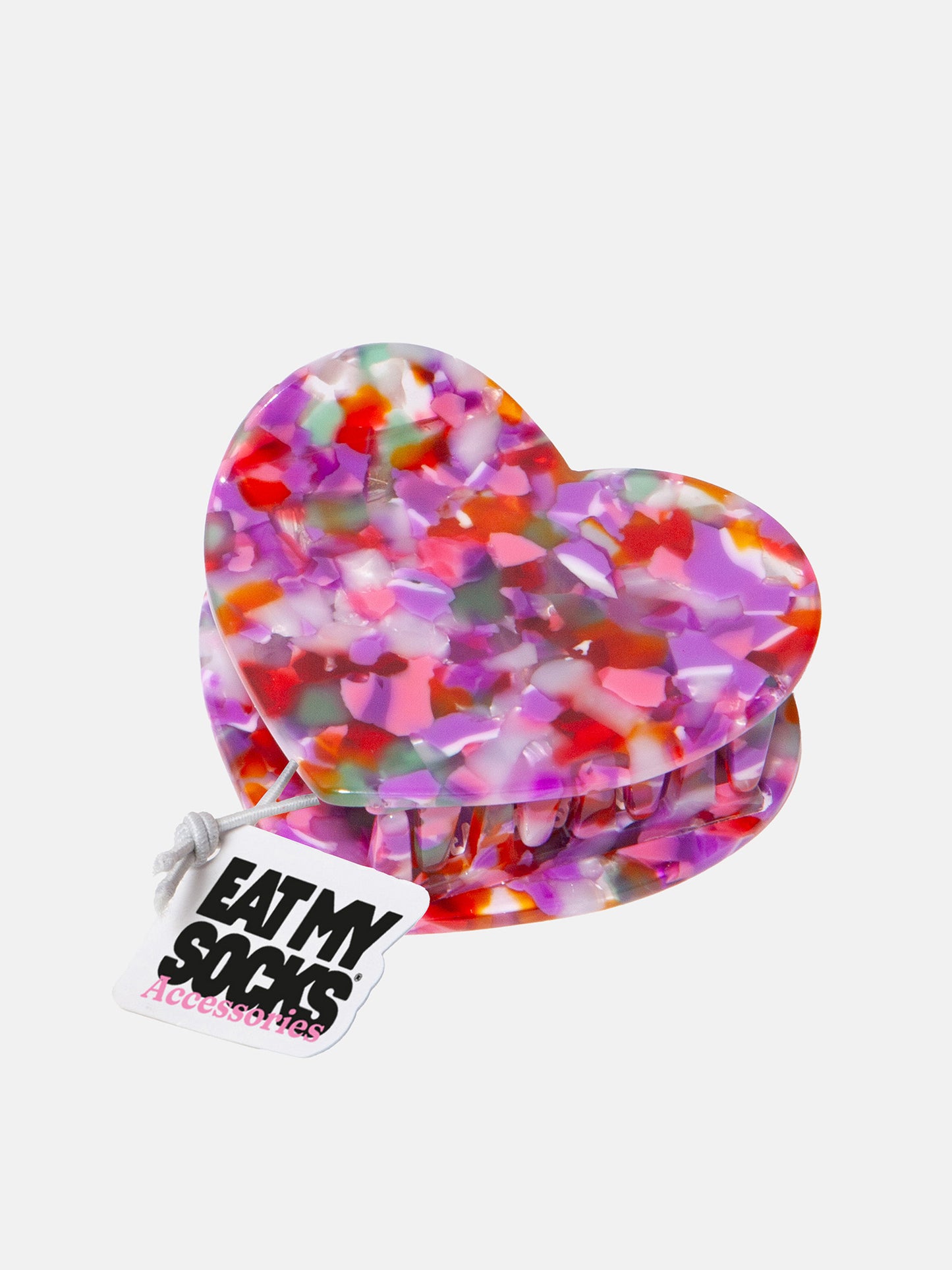 Hair Claws Heart Multi