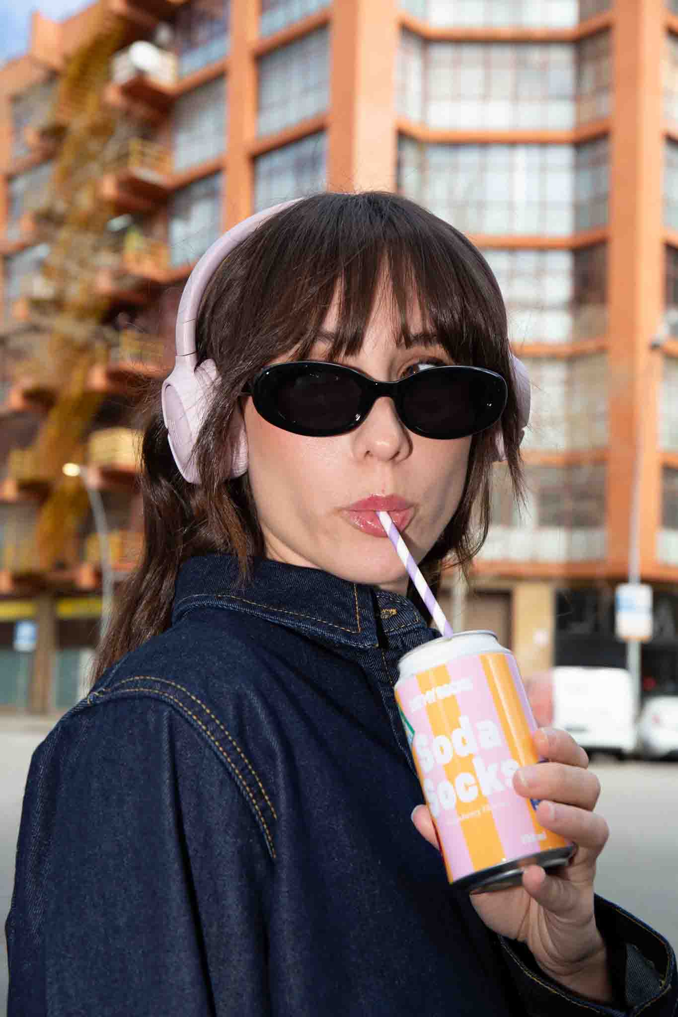 Socks Adults Soda Strawberry