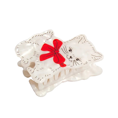 Hair Claws Vintage Cat