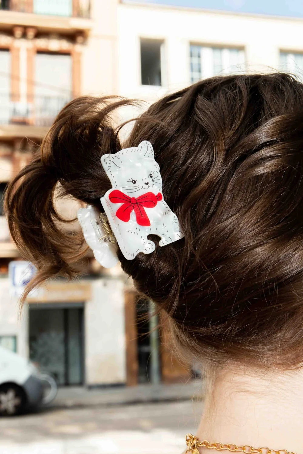 Hair Claws Vintage Cat