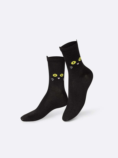 Socks Cat Walk Black