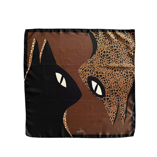 Eclipse Animal Silk Scarf 68cm