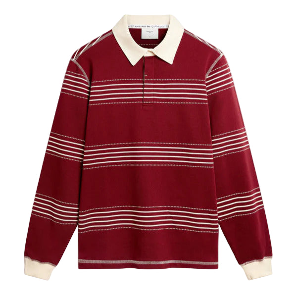 Editor Striped Rugby Polo