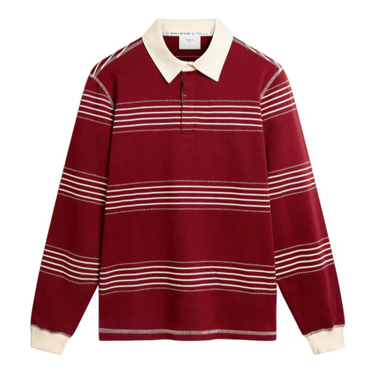 Editor Striped Rugby Polo