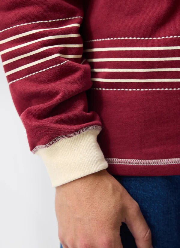 Editor Striped Rugby Polo