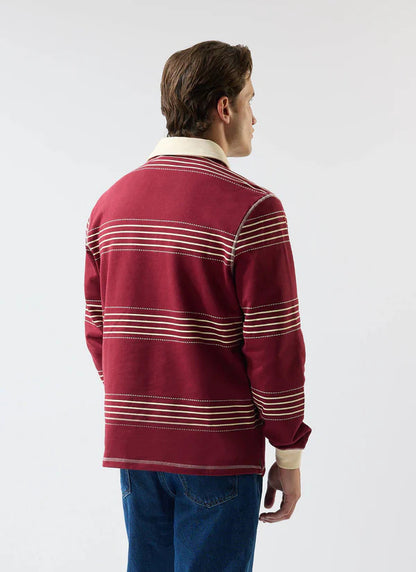 Editor Striped Rugby Polo