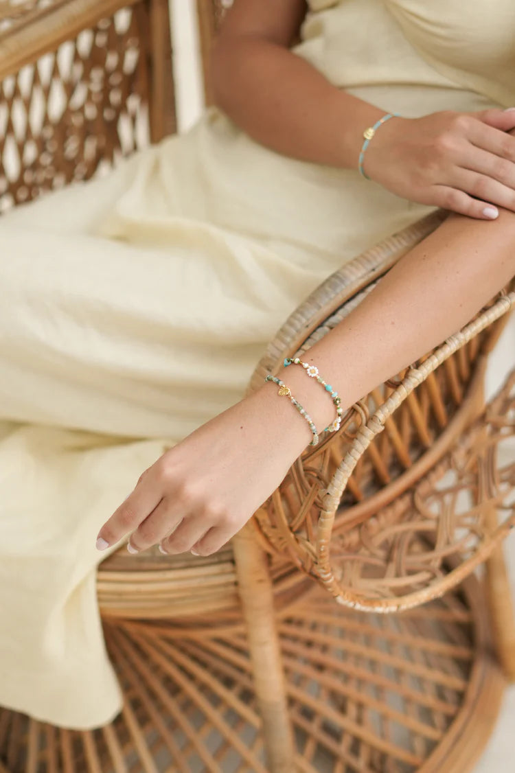 Flower Miyuki Bead Bracelet