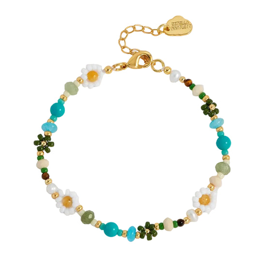 Flower Miyuki Bead Bracelet