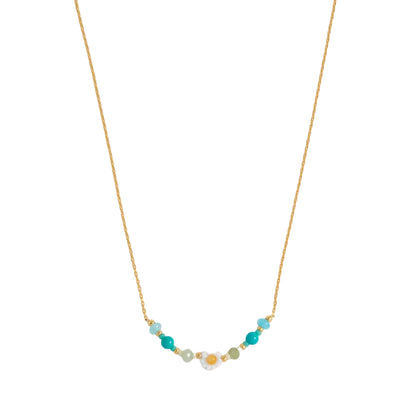 Flower Miyuki Bead Necklace