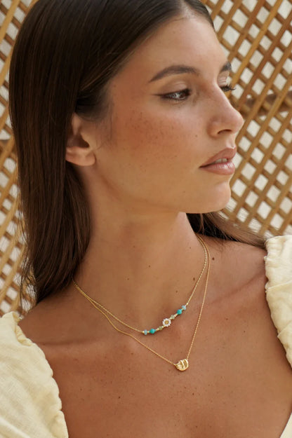 Flower Miyuki Bead Necklace