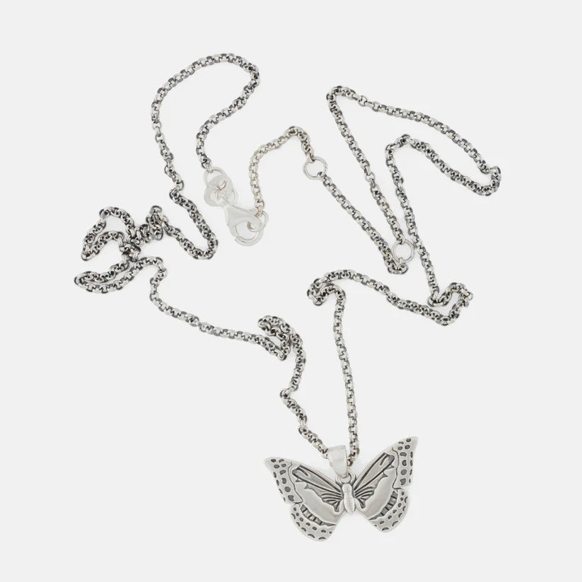 Silver Butterfly Necklace