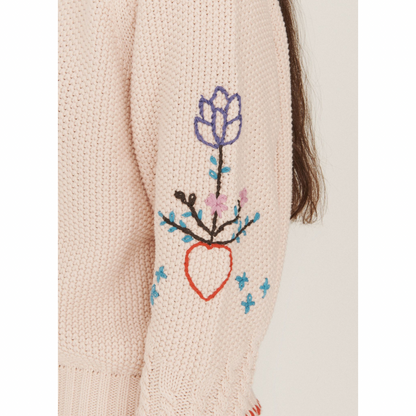 Lotus Cardigan Pink