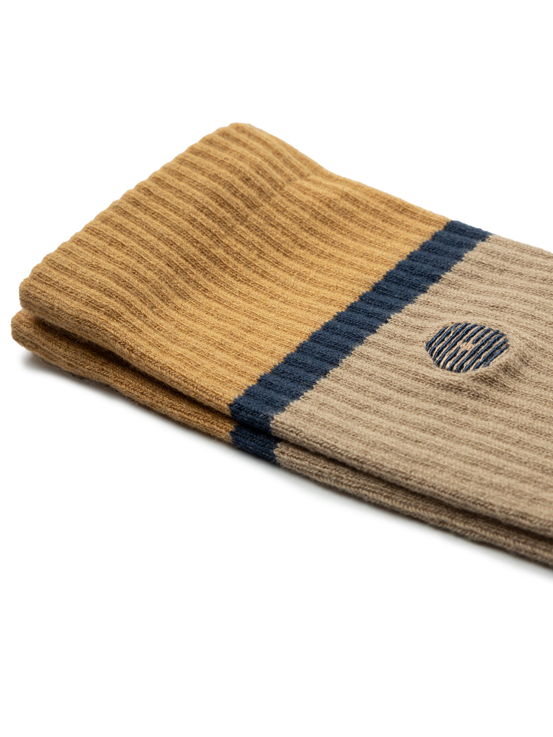 Stripe Socks Khaki/Lark Stripe