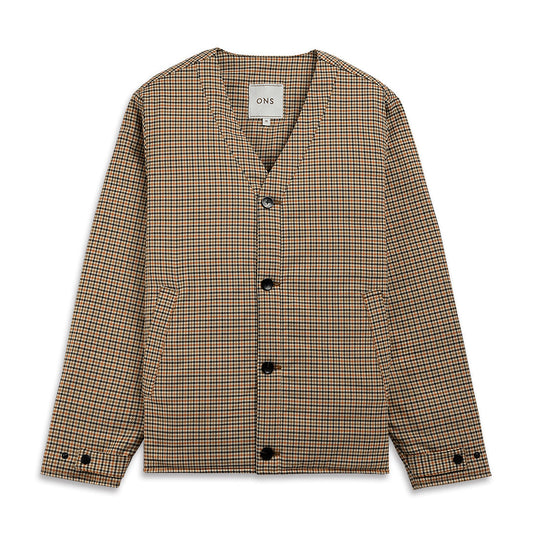 Crescent Check Padded Jacket
