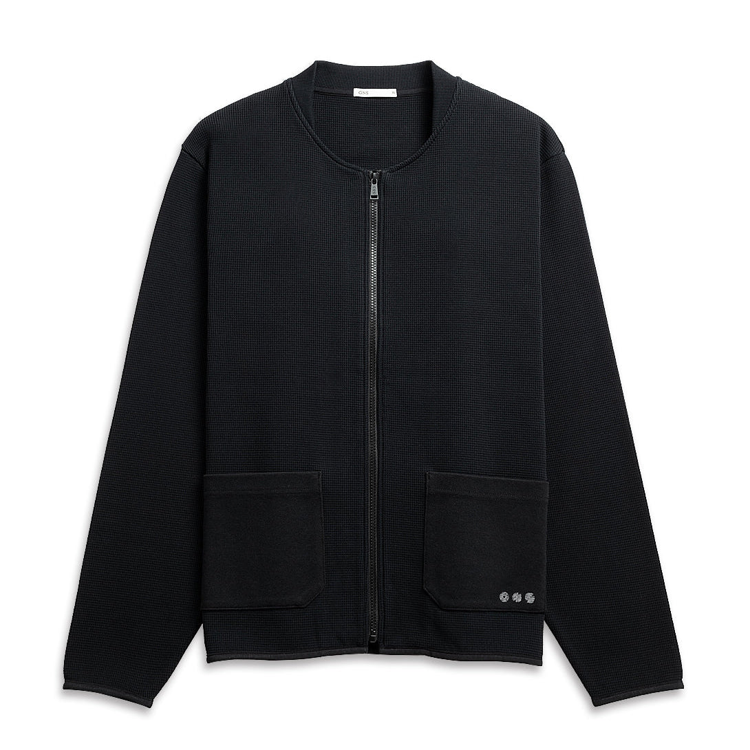 Beade Zip-up Cardigan