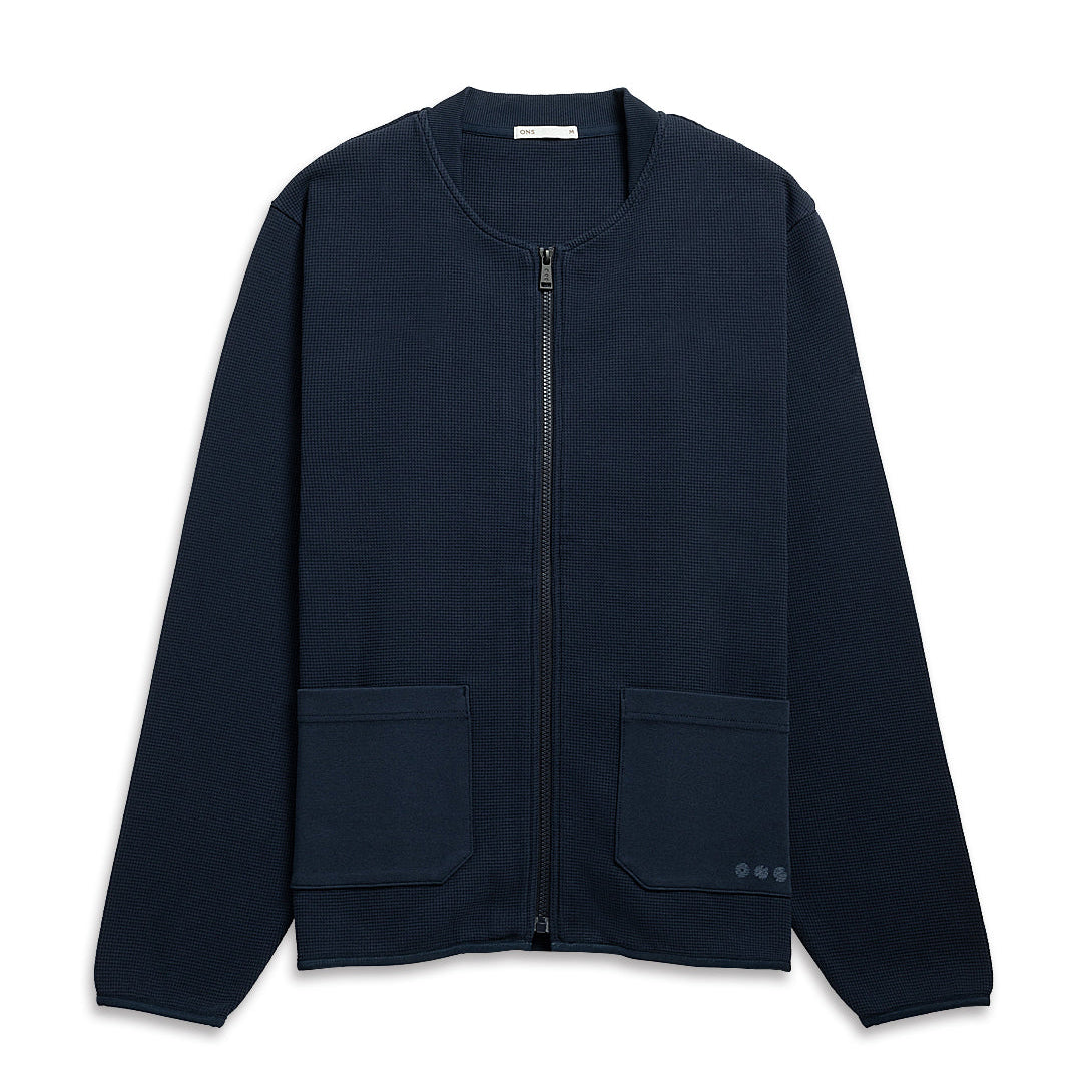 Beade Zip-up Cardigan