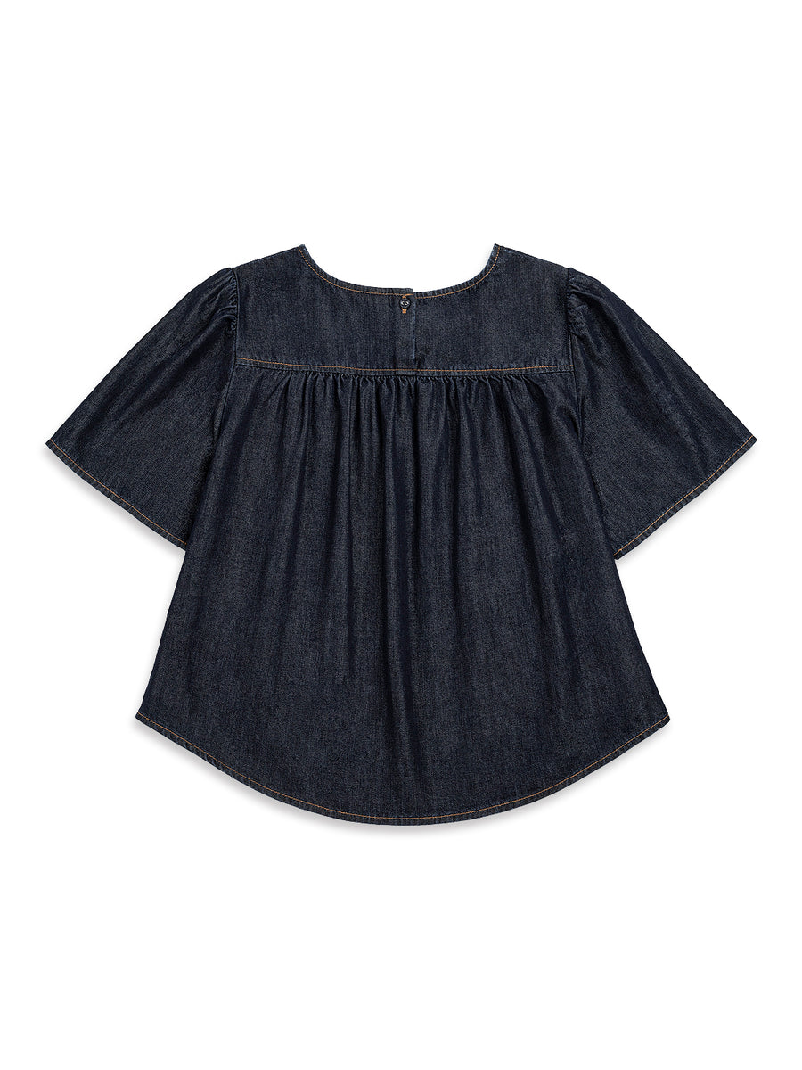 Rinse Wash Puff Blouse