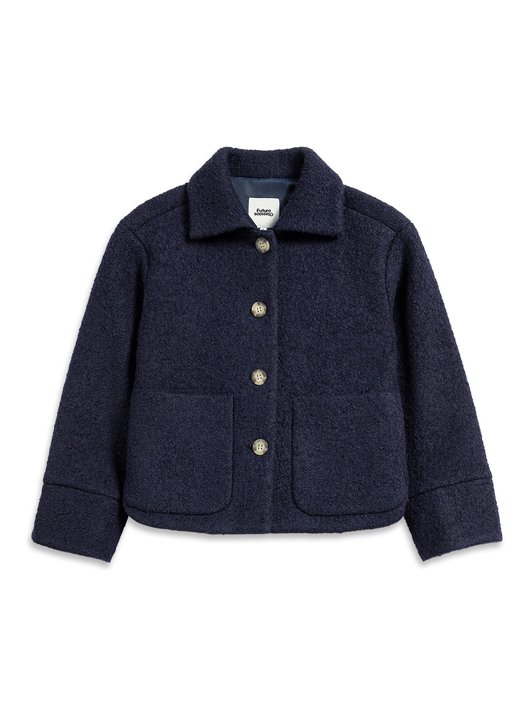 Button-up Boucle Jacket