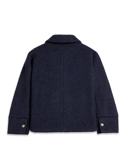 Button-up Boucle Jacket